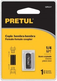 Chrome-plated Steel FF Coupling-COPLE PETRUL3